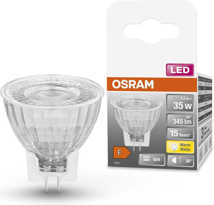 Produktbild Osram Led Star Mr11 (GU4, 35 W, 345 lm, 1 x, F)