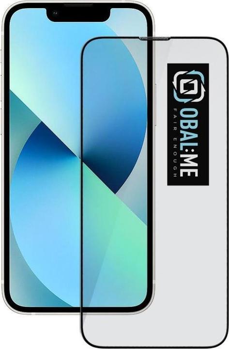 Actual product image Obal:Me 5D Glass Screen Protector for Apple iPhone 13 mini Black (1 Piece, Apple iPhone 13 mini)