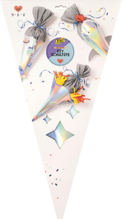 Immagine prodotto Folia Set per bricolage cono scolastico Space School (68 cm, 7 x)