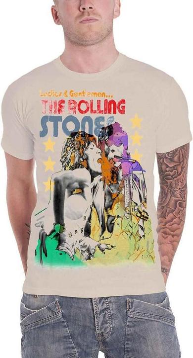 The Rolling Stones Mick & Keith TShirt wasserfarben (S)