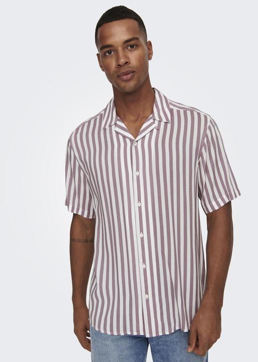 Image du produit Only & Sons Chemise rayée à manches courtes (M)