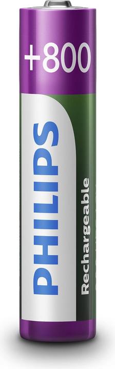 Produktbild Philips R03B2A80/10 - Multi Life NiMH Akku AAA Micro 800 mAh 2er Pack (2 Stk., AAA, 800 mAh)