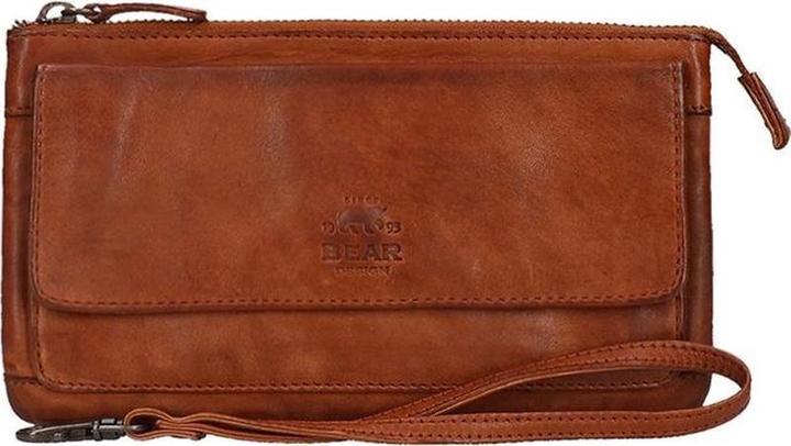 Image du produit Bear Rock Bärende Design Romy Leren Crossbodytas - Cognac