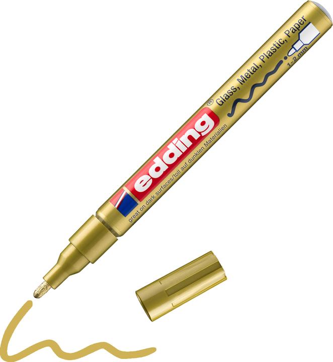 Produktbild Edding 751 Lackmarker (Goldfarben, 2 mm, 1 x)