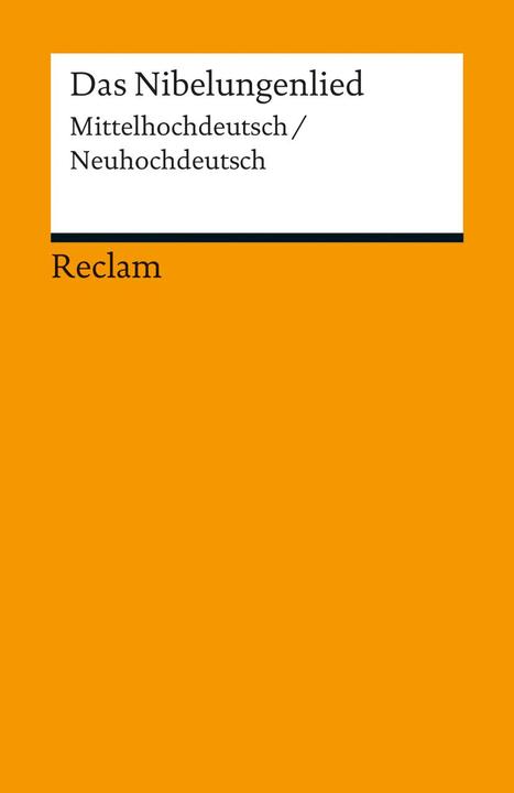 Actual product image Das Nibelungenlied (German, Ursula Schulze, 2011)