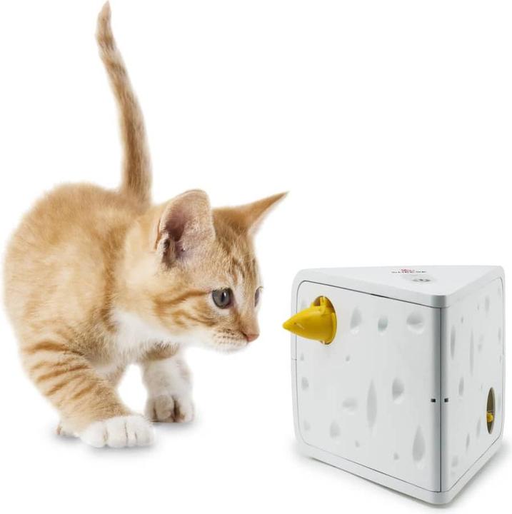 Actual product image PetSafe Cheese Automatic Cat Toy (Catmint toy)