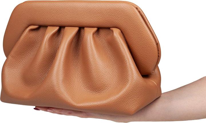 Produktbild Themoirè vegan fabric clutch color leather