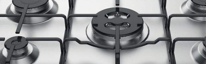 Immagine prodotto Hotpoint PCN 752 T/IX/HAR piano cottura Acciaio inossidabile Da incasso 75 cm Gas 5 Fornello(i)