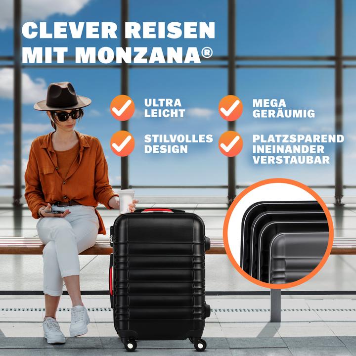 Image du produit Monzana Valise rigide (120 l, L (90 - 115l))