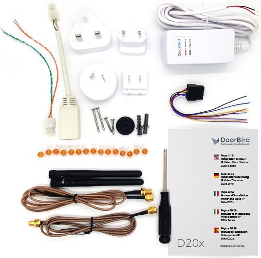 Produktbild Doorbird D20x Ersatzmontagekit