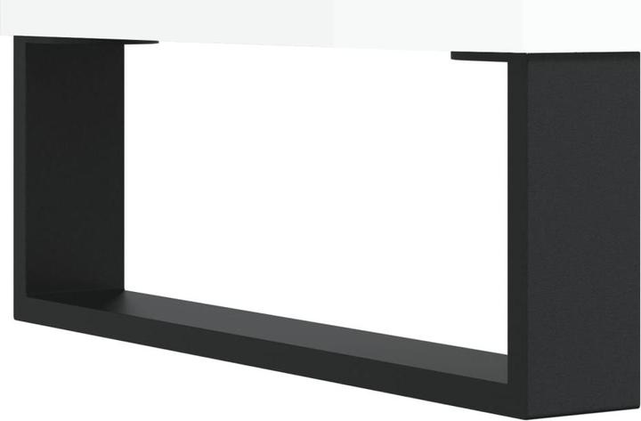 Actual product image VidaXL Plattenschrank Hochglanz-Weiss 84,5x38x89 cm