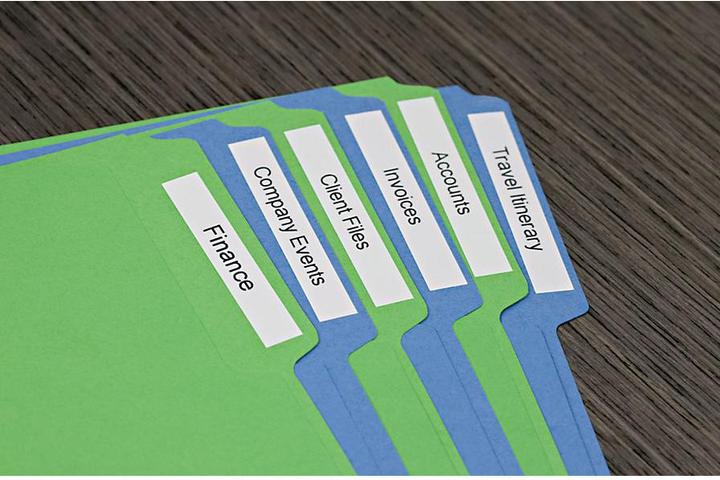 Actual product image Dymo Strip D1 6mm x 7m, black on white (0.60 cm, White)