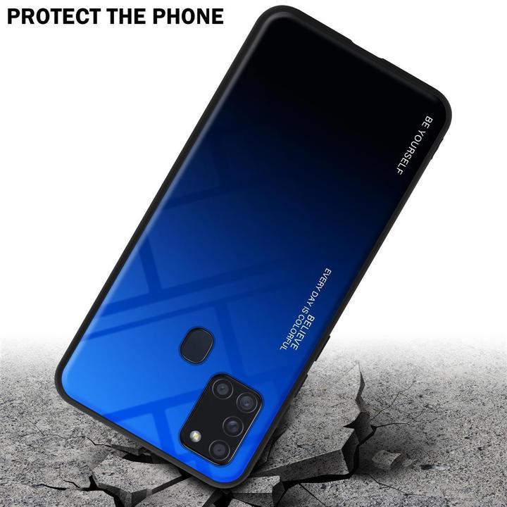 Image du produit Cadorabo Couverture en verre TPU 2 couleurs (Samsung Galaxy A21s)