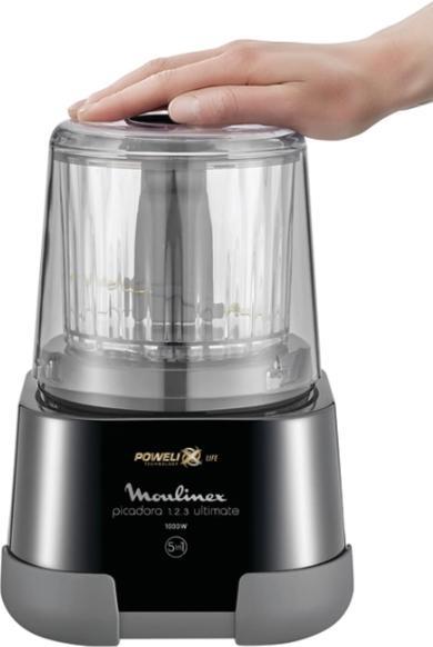 Image du produit Moulinex DP8108 hakmolen électrique noir 0,55L | voedsel versnijder (1000 W)