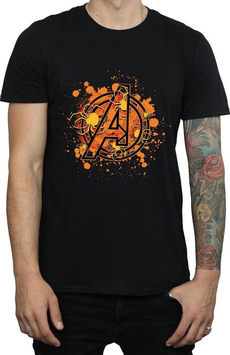 Immagine prodotto Maglietta Avengers Assemble Halloween Spider Logo Uomo (XL)