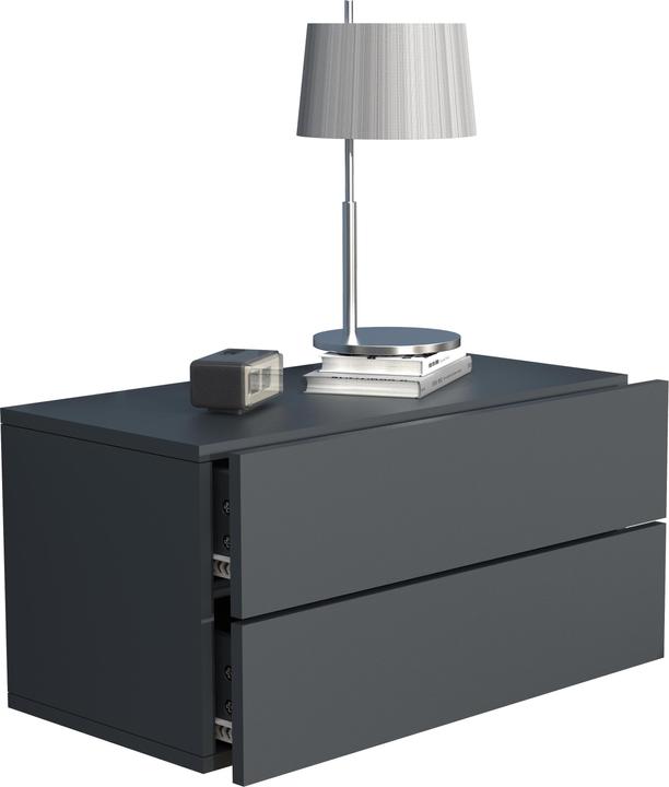 Produktbild VCM Holz Wandschublade Nachtschrank Wandboard Schublade Konsole Nachttisch Usal L 60 cm (60 x 32 x 32 cm)