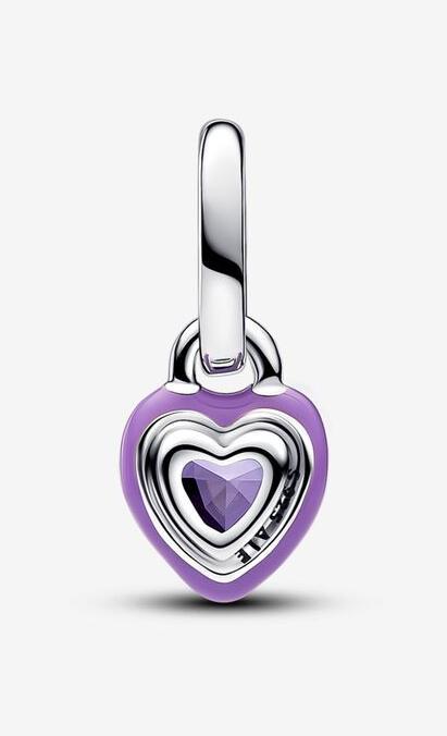 Produktbild Pandora ME Violettes Chakra Herz Mini (Emaille, Silber 925)