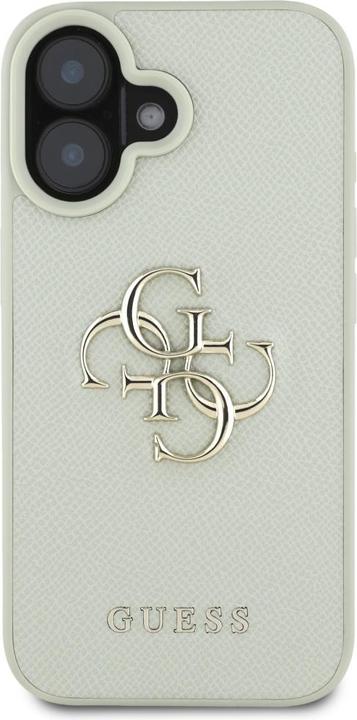 Produktbild Guess Hardcase PU Grained Big 4G and Classic Logo Case for iPhone 16 6,1" Green (Apple iPhone 16)