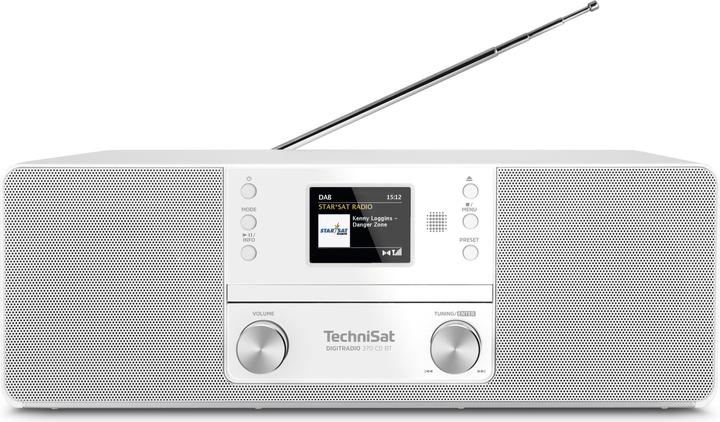 TechniSat DAB+ Radio DigitRadio 370 CD BT (FM, DAB+ DAB, Bluetooth, Fréquence radio (RF))