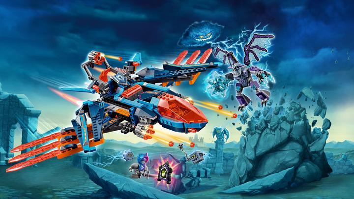 Image du produit LEGO Faucon blaster Nexo Knights Clays (70351, LEGO Nexo Knights)