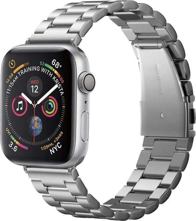 Spigen Modern Fit Band (44 mm, 42 mm, 45 mm, 49 mm, Stainless Steel, Apple Watch Series 2, Apple Watch Series 3, Apple Watch Series 4, Apple Watch Series 5, Apple Watch Series 6, Apple Watch Series 7, Apple Watch SE, Apple Watch Ultra, Apple Watch Ultra 2)