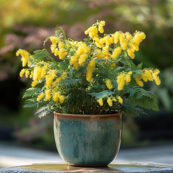 Produktbild Plant in a Box Acacia dealbata Mimosa - Mimosen 3er Set (40 cm)