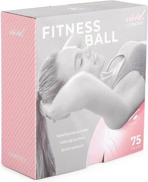Actual product image Sko High school. ball 75cm GYMSTICK Vivid line 61334-75 Pink (75 cm)