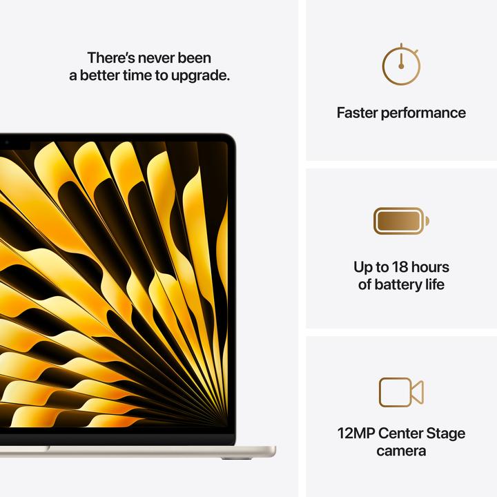 Produktbild Apple MacBook Air – 2025 (15.30", M4, 16 GB, 1000 GB, DE)