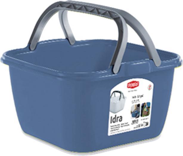 Actual product image Kerbl Square plastic basket with handles (1 pcs.)