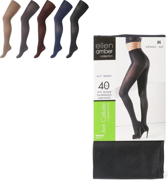 Actual product image Ellen Amber Ladies Tights Anti Cellulite 40Den (40 DEN)