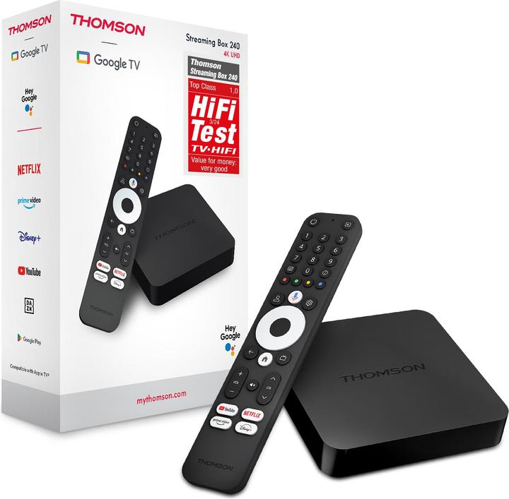 Immagine prodotto Thomson Streaming BOX: Google TV 4K UHD (8 GB, iOS 12)
