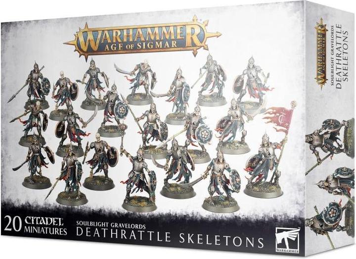 Actual product image Games Workshop Warhammer Age of Sigmar - Soulblight G Deathrattle Skeletons (Plastic)