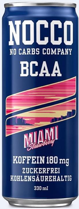 Immagine prodotto Nocco BCAA Miami (24x330ml) (Fragola, 1 x)