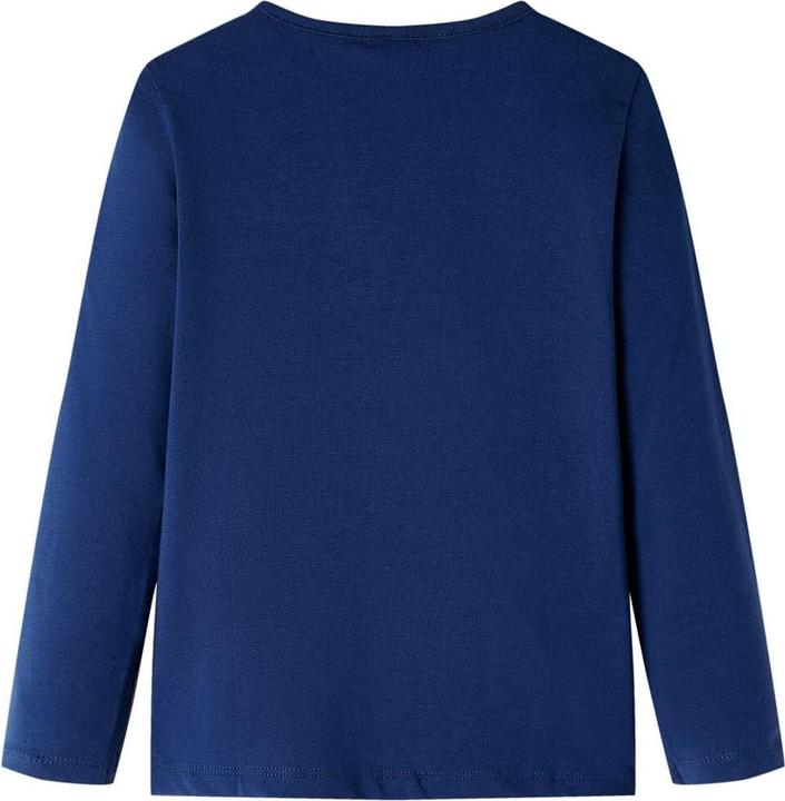Immagine prodotto VidaXL Camicia da bambino a maniche lunghe blu navy 128,Materiale: 95 % cotone (128)