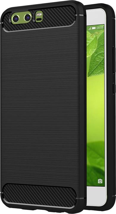 Actual product image Techsuit - Carbon Silicone - Huawei P10 - Black (Huawei P10)