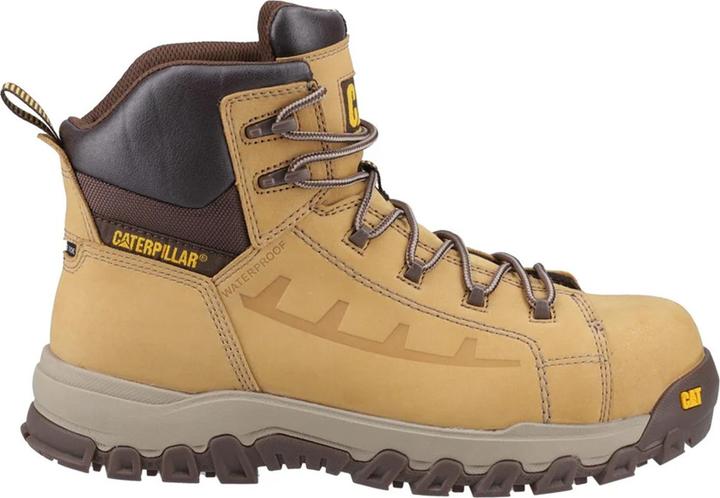 Actual product image Cat Mens Threshold Rebound Grain Leather Composite Toecap Safety Boots (46)