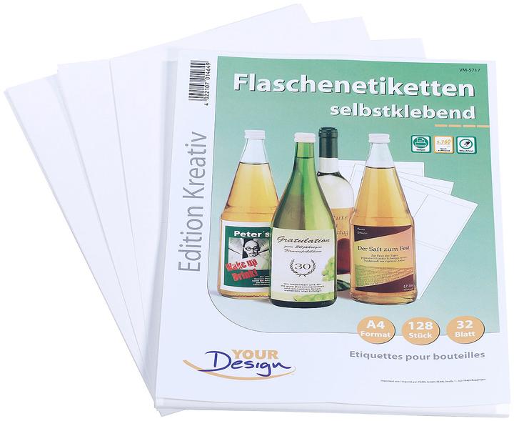 Produktbild Your Design 128 Inkjet-Flaschenetiketten