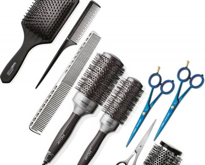 Actual product image XanitaliaPro Tourmaline Grip Thermal Brush