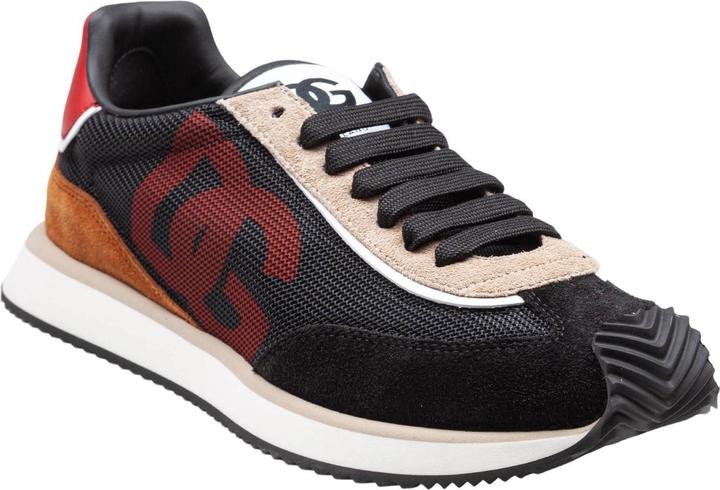 Produktbild Dolce & Gabbana cushion sneakers in mixed materials color black/beige (42)