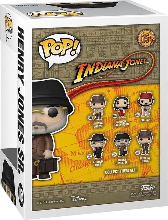 Actual product image Funko Indiana Jones Henry Jones Sr