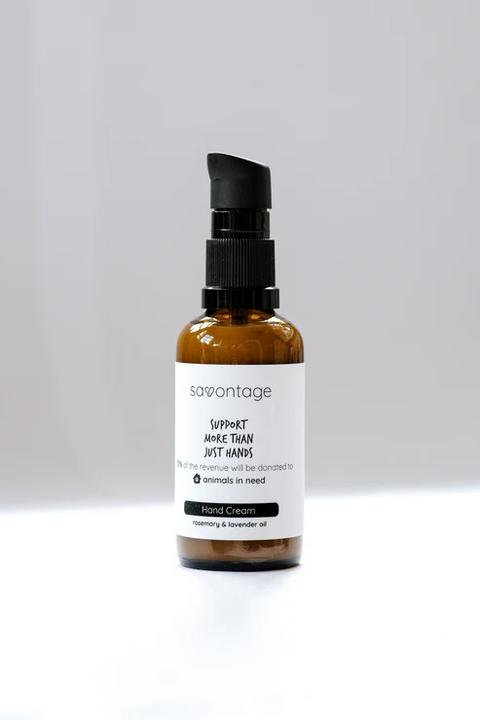 Produktbild Savontage Crème naturelle pour les mains à l'huile de romarin et de lavande, 50ml (50 ml)