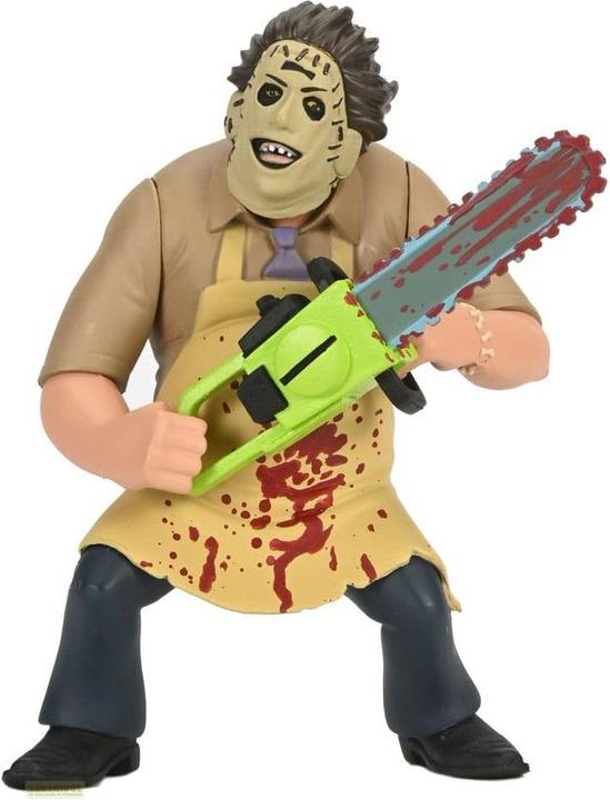 Produktbild Neca Texas Chainsaw Massacre Toony Terrors Actionfigur 50th Anniversary Leatherface (Bloody) 15 cm