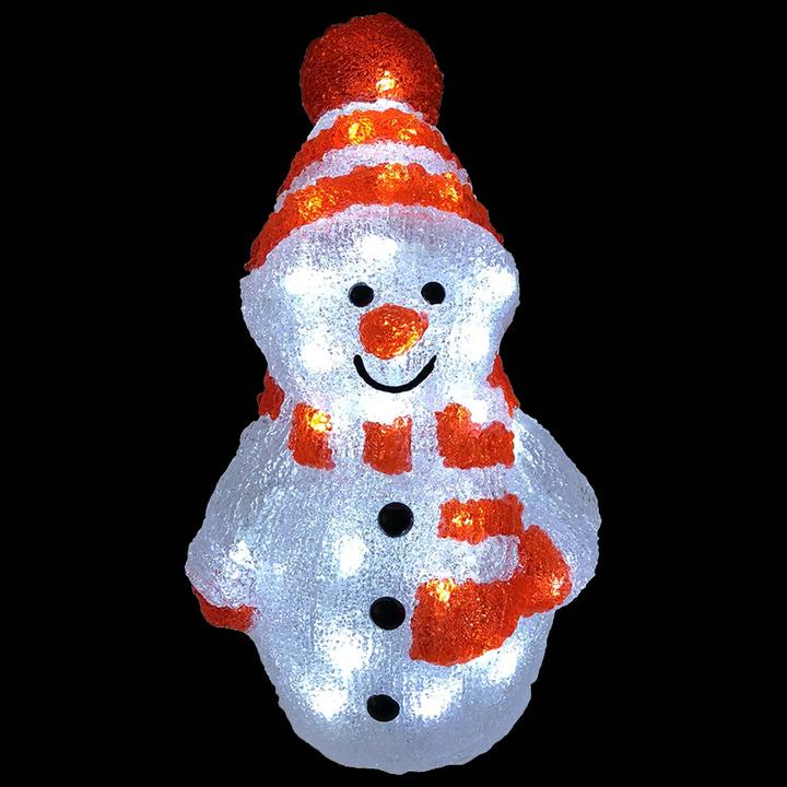 Produktbild Mojawo XXL Acryl Schneemann 96 LEDs kaltweiss Aussenbeleuchtung