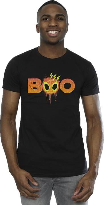 Actual product image Spiderman Mens Boo Cotton T-Shirt (5XL)