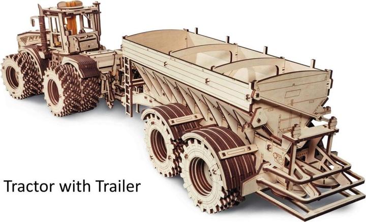 Actual product image Eco Wood Art Trailer for Kirovets K-7M tractor