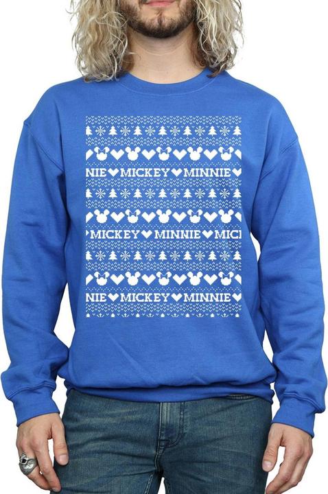 Produktbild Disney Mickey And Minnie Christmas Fair Isle Sweatshirt (M)
