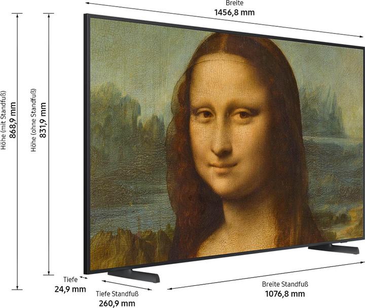 Actual product image Samsung The Frame QE65LS03B (65", LS03B, QLED, 4K, 2022)