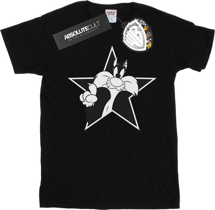 Produktbild Looney Tunes Sylvester Mono Star TShirt (S)