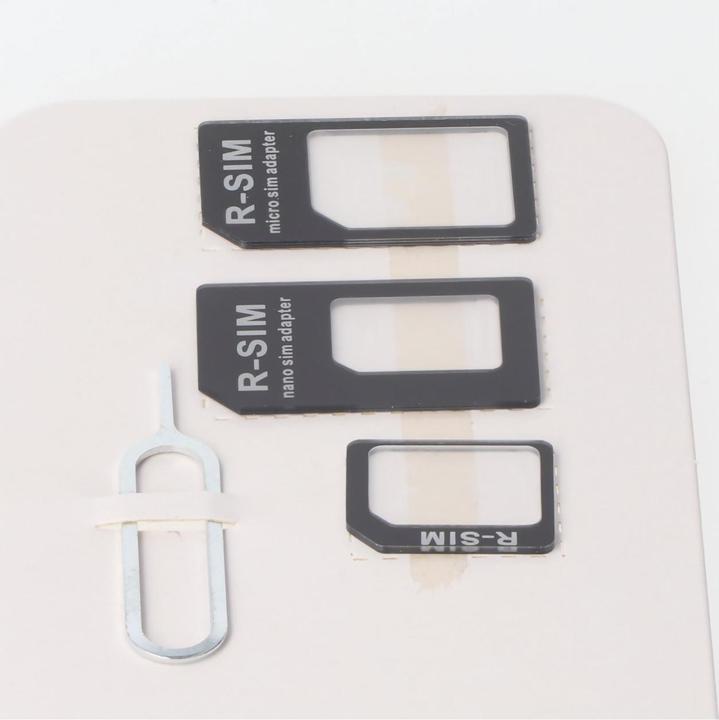 Immagine prodotto AccuCell Adattatore per scheda SIM 4in1, adattatore da Micro-SIM a SIM, da Nano-SIM a SIM, da Nano-SIM a (Porta SIM)