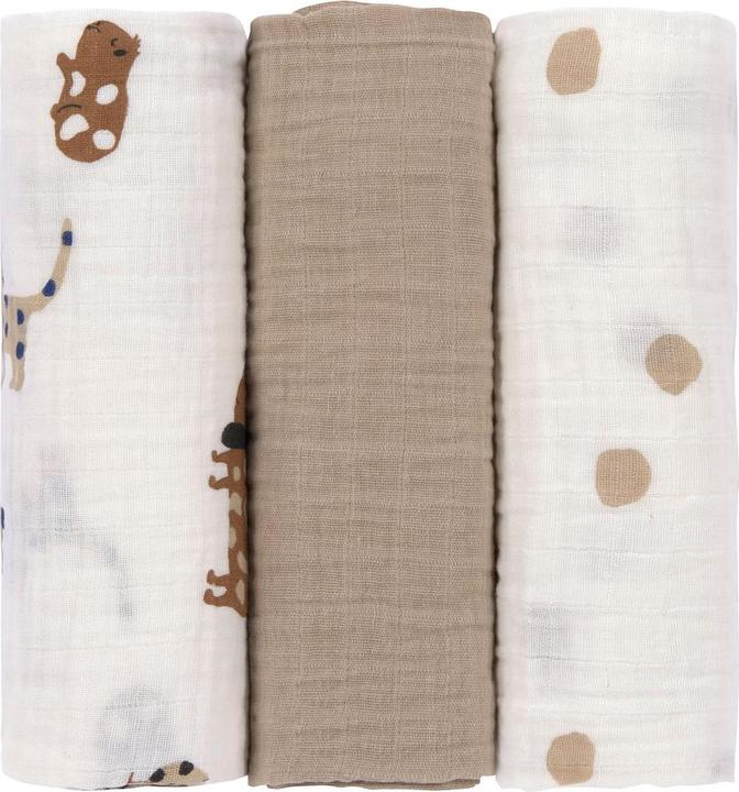 Actual product image Lässig 3pc nappy wipe L'Mateys royal blue (85 cm, 85 cm)